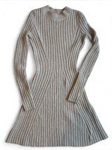 Hollister Cream Ribbed Sweater Dress Photo 0