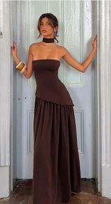 Princess Polly Odela Strapless Drop Waist Photo 0