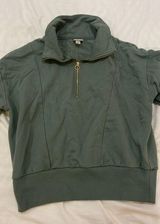 A New Day half zip sweater olive forest green Photo 0