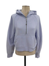 Lululemon Scuba Oversized Half-Zip Hoodie Fleece Lavender Pullover XS/S Photo 0