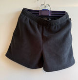 Golden by Aritzia Polartec Fleece Shorts Black Womens XS 119280 Tna Logo‎ Photo 0
