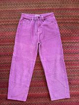 Motel Rocks LAVENDER PURPLE Corduroy High-Waist Pants Photo 0