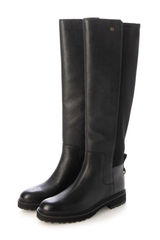 Cole Haan Greenwich Tall Waterproof Riding Boots Black Leather Size 9 Photo 0