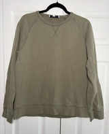 Officine Generale Daily Classics Sweatshirt Size Med Olive Green‎ Organic Cotton Photo 0
