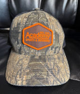 Academy Sports CAMO Hat SnapBack Mesh Realtree Adult OS Brand New Orange Patch Photo 0