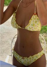 Yellow Bikini Shein Set Photo 0