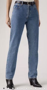501® Original Fit Women's Jeans 90's Size 25 By 32 Medium Wash Premium Denim Photo 0