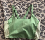 All in Motion Women's Light Support Longline Sports Bra Green Photo 0