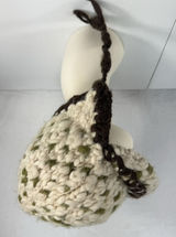 NIRVANA DESIGNS Nepal Cable‎ Knit Wool Trapper Hat With Faux Fur Unisex Grunge Photo 0
