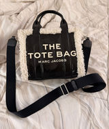 Marc Jacobs The Crinkle Leather Tote Bag Limited Collection Medium Shearling Photo 0