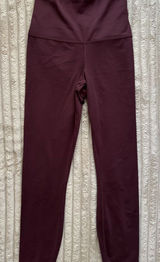90 Degree by Reflex burgundy high waist leggings Photo 0