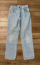 Vintage 1990’s Levi's Light Wash Girls Straight-Leg Jeans Photo 0