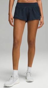 Navy Blue Lululemon Hotty Hot 2.5" Shorts Photo 0