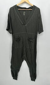 Natural Life Women Charlie One Piece Jumpsuit XS Green Cotton Oversized‎ Cotton Photo 0