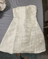 Peppermayo Mini Dress White Strapless Photo 0