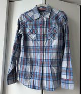 Cinch Blue and Red Plaid Shirt Photo 0