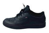 Reebok Club C Men's Black Leather Lace Up Low Top Athletic Sneakers Shoes 11.5 Photo 0