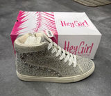 Hey girl, by Corky’s rhinestone embellished shoes Photo 0