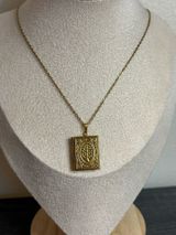 Handmade Gold Book Locket Necklace | Waterproof & Tarnish Resistant Photo 0