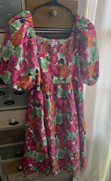 Polagram Dress Midi Floral Photo 0