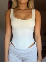 ZARA White Bodysuit Photo 0