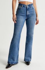 Abercrombie Curve Love High Rise Vintage Flare Jeans Photo 0