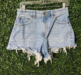 Abercrombie and Fitch Distressed High Rise 90s Relaxed Cut Off Size 27 Photo 0