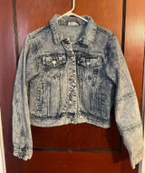 Acid wash Jean Jacket size M cropped Photo 0