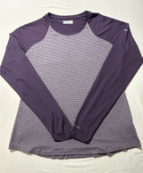 Columbia Omni-Wick Long Sleeve Shirt L/G Purple Performance Photo 0