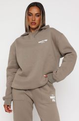 White Fox Boutique Offstage Hoodie in Fawn Photo 0