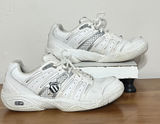 K-Swiss Defier‎ RS Women 11 White Silver Tennis Shoes 92664102 LOW Shock Spring Photo 0