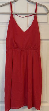 ALICE + OLIVIA Mini Slip Dress Small Silk Raspberry Pink‎ Strappy Sexy Wedding Photo 0