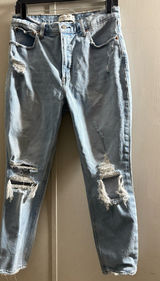 Abercrombie & Fitch Distressed Denim Jeans sz 10 Photo 0