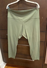 Lululemon Align High-Rise Pant 25" Green‎ Twill size 16 Photo 0