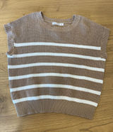 Moon & Madison Knit Sweater cap sleeve Photo 0