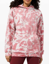 Lululemon Women’s All Yours Hoodie‎ Tie Dye Fleece Brier Rose Marmoleado Size 4 Photo 0