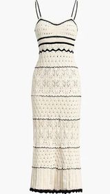 Olive + Oak// Multi-Textured Knit Sleeveless Midi Photo 0