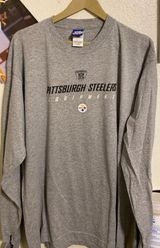 NFL Vintage Onfield Reebok Pittsburgh Steelers Long Sleeve Shirt Men Sz L Photo 0