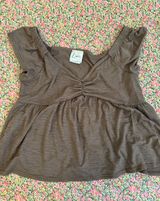 Brown Top Size M Photo 0
