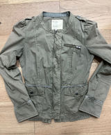 Free People 1970 Regimental Military Jacket‎ - Olive Green Utility - Size 6 Photo 0