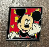 Disney Mickey‎ Mouse Red Yellow Signature Walt Disney World Colorful Trading Pin Photo 0