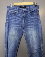 Express Legging Mid Rise Jeans Womens 6R Medium Wash Blue Jegging Stretch Denim Photo 0