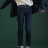 American Eagle NWT 77 Premium Denim Jeans Straight Crop Size 12 Photo 0