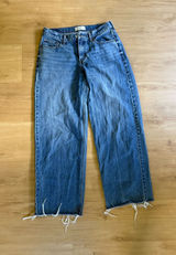 Abercrombie Curve Love Low-Rise Ultra Loose 28 LONG Photo 0