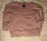 Vintage Victoria's Secret Blush Crew Neck Sweat Shirt Photo 0