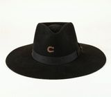 CHARLIE 1 black felt cowboy western hat size large Photo 0