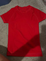 Red Lululemon Swiftly Tech Short Sleeve Shirt Photo 0