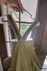 Free People Green Lace Dress Photo 0