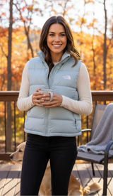 The North Face Women’s 600 Down Vest Mint Green Size XL Great Condition Photo 0