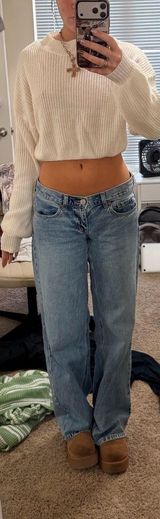 Aeropostale super low rise baggy jeans Photo 0